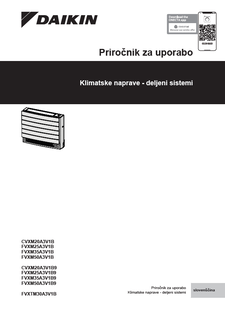CVXM-A.CVXM-A9.FVXM-A.FVXM-A9.FVXTM-A_Operation manual_3PSL477071-2M_Slovenian download